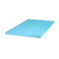 8cm Memory Foam Gel Egg Crate Mattress Topper King Single - Bamboo