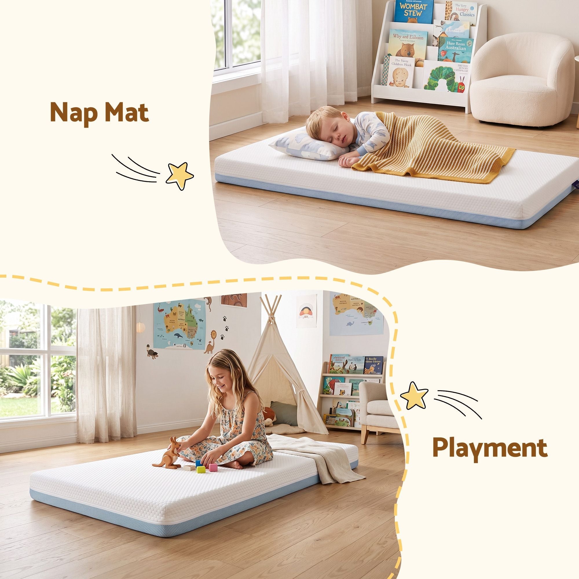 Giselle Bedding Cot Mattress 11cm Thick with Tencel Cover - Home & Garden > Bedding > Pillows - Rivercity House & Home Co. (ABN 18 642 972 209) - Affordable Modern Furniture Australia
