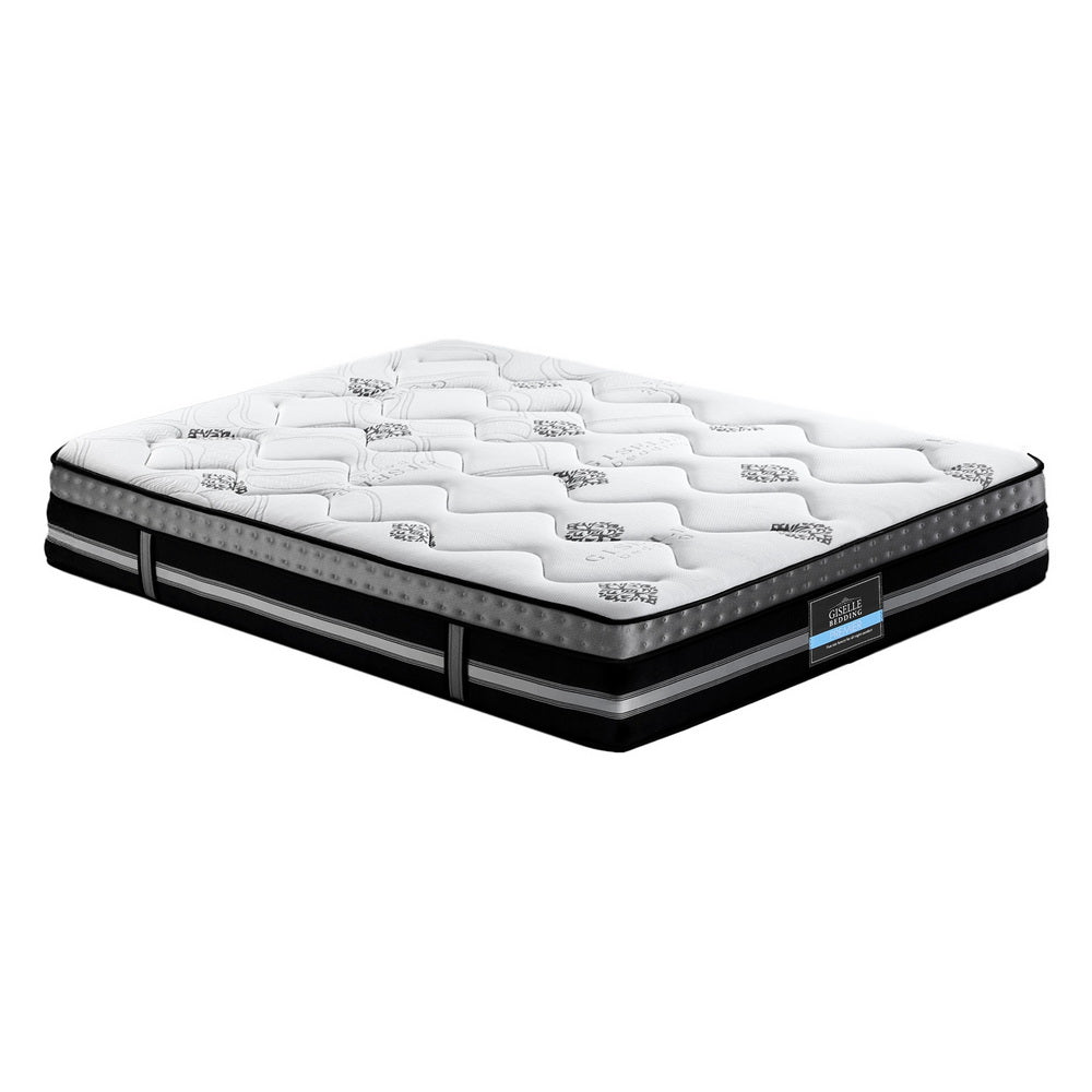 Giselle Bedding Double Mattress 35cm Bed in a Box Pocket Spring Gel Memory Foam - Furniture > Mattresses > Double Mattress - Rivercity House & Home Co. (ABN 18 642 972 209) - Affordable Modern Furniture Australia