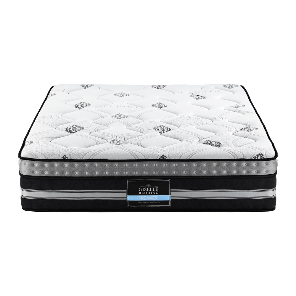 Giselle Bedding King Mattress 35cm Bed in a Box Pocket Spring Gel Memory Foam - Furniture > Mattresses > King Size Mattress - Rivercity House & Home Co. (ABN 18 642 972 209) - Affordable Modern Furniture Australia