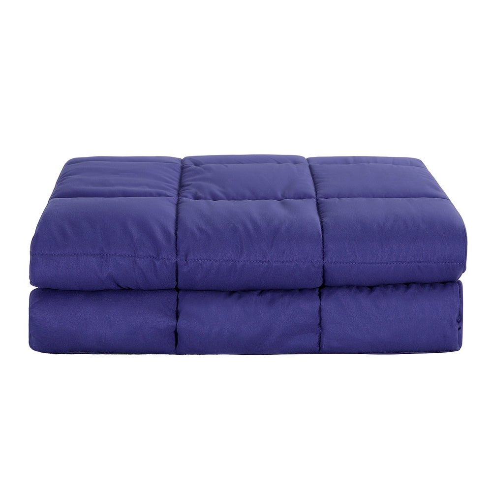 Giselle Bedding Weighted Blanket 11KG Kids Adults Heavy Gravity Relax Calm Blue - Home & Garden > Bedding > Blankets & Throws - Rivercity House & Home Co. (ABN 18 642 972 209) - Affordable Modern Furniture Australia