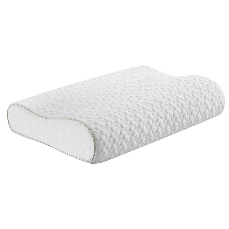 Giselle Memory Foam Pillow Contour Neck - Home & Garden > Bedding - Rivercity House & Home Co. (ABN 18 642 972 209) - Affordable Modern Furniture Australia