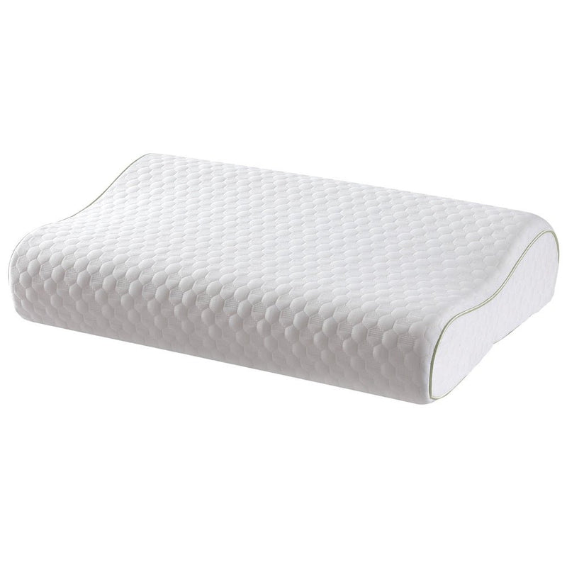 Giselle Memory Foam Pillow Contour Neck - Home & Garden > Bedding - Rivercity House & Home Co. (ABN 18 642 972 209) - Affordable Modern Furniture Australia