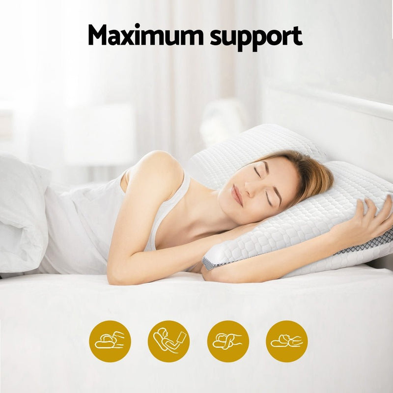 Giselle Memory Foam Pillow - Home & Garden > Bedding - Rivercity House & Home Co. (ABN 18 642 972 209) - Affordable Modern Furniture Australia