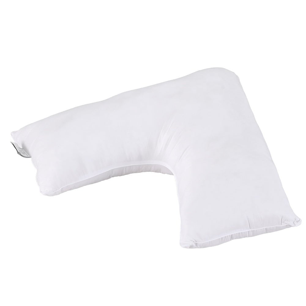 Giselle V Shape Boomerang Nursing Body Pillow Cushion - White - Home & Garden > Bedding > Pillows - Rivercity House & Home Co. (ABN 18 642 972 209) - Affordable Modern Furniture Australia