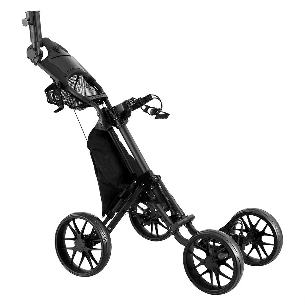 Golf Buggy Foldable Trolley Golf Cart Wheels Umbrella Bottle Holder - Sports & Fitness > Golf - Rivercity House & Home Co. (ABN 18 642 972 209) - Affordable Modern Furniture Australia