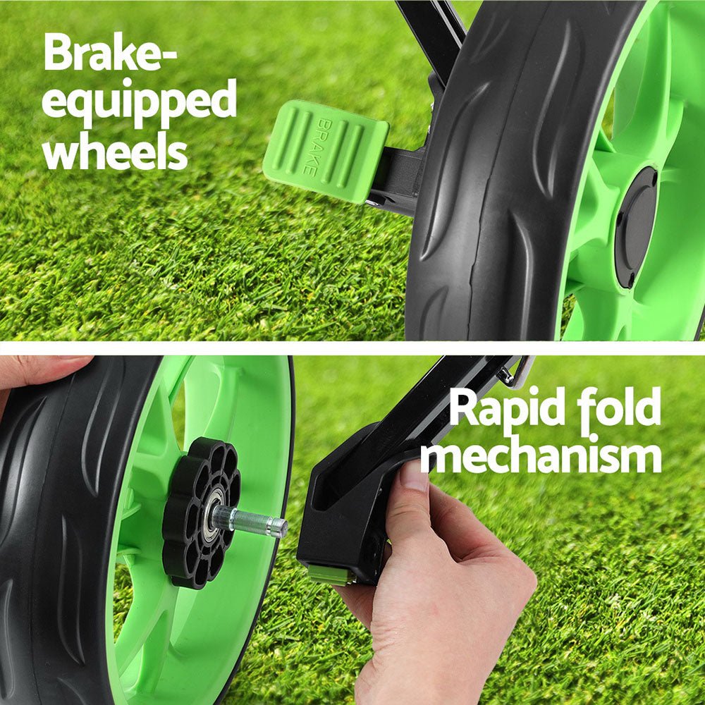 Golf Buggy Quick Folding Trolley Golf Cart 3 Wheels Height Adjustable - Sports & Fitness > Golf - Rivercity House & Home Co. (ABN 18 642 972 209) - Affordable Modern Furniture Australia