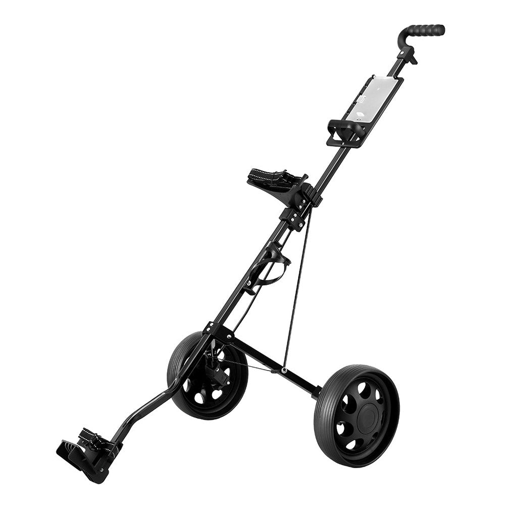 Golf Buggy Quick Folding Trolley Golf Cart Trolley 2 Wheels Cup Holder - Sports & Fitness > Golf - Rivercity House & Home Co. (ABN 18 642 972 209) - Affordable Modern Furniture Australia