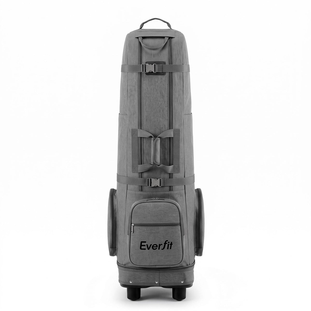 Golf Travel Bag with Wheels Foldable Soft Case Flight Cover - Grey - Sports & Fitness > Golf > Golf Accessories - Rivercity House & Home Co. (ABN 18 642 972 209) - Affordable Modern Furniture Australia