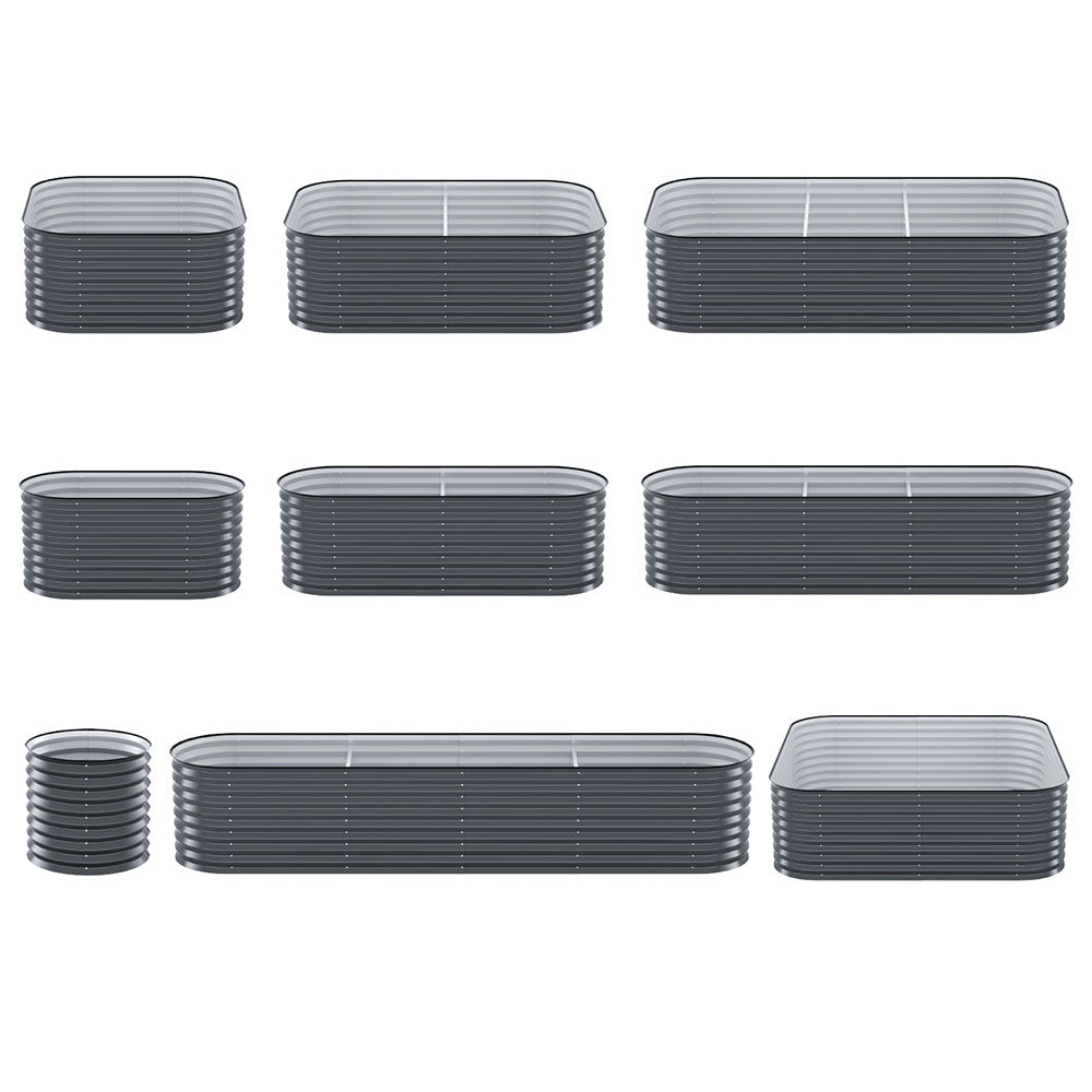 Green Fingers Garden Bed 9 In 1 Modular Planter Box 56CM height - Home & Garden > Garden Beds > Garden Beds & Planters - Rivercity House & Home Co. (ABN 18 642 972 209) - Affordable Modern Furniture Australia