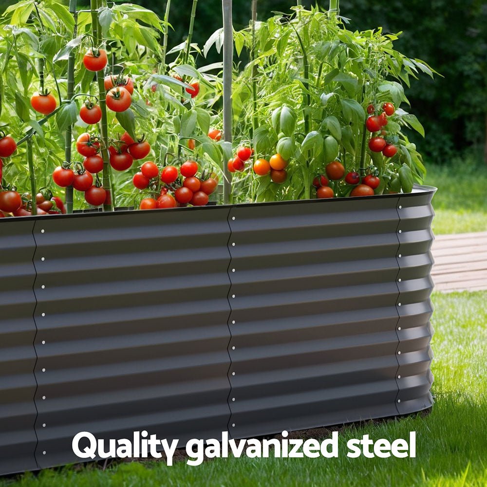 Green Fingers Garden Bed 9 In 1 Modular Planter Box 56CM height - Home & Garden > Garden Beds > Garden Beds & Planters - Rivercity House & Home Co. (ABN 18 642 972 209) - Affordable Modern Furniture Australia