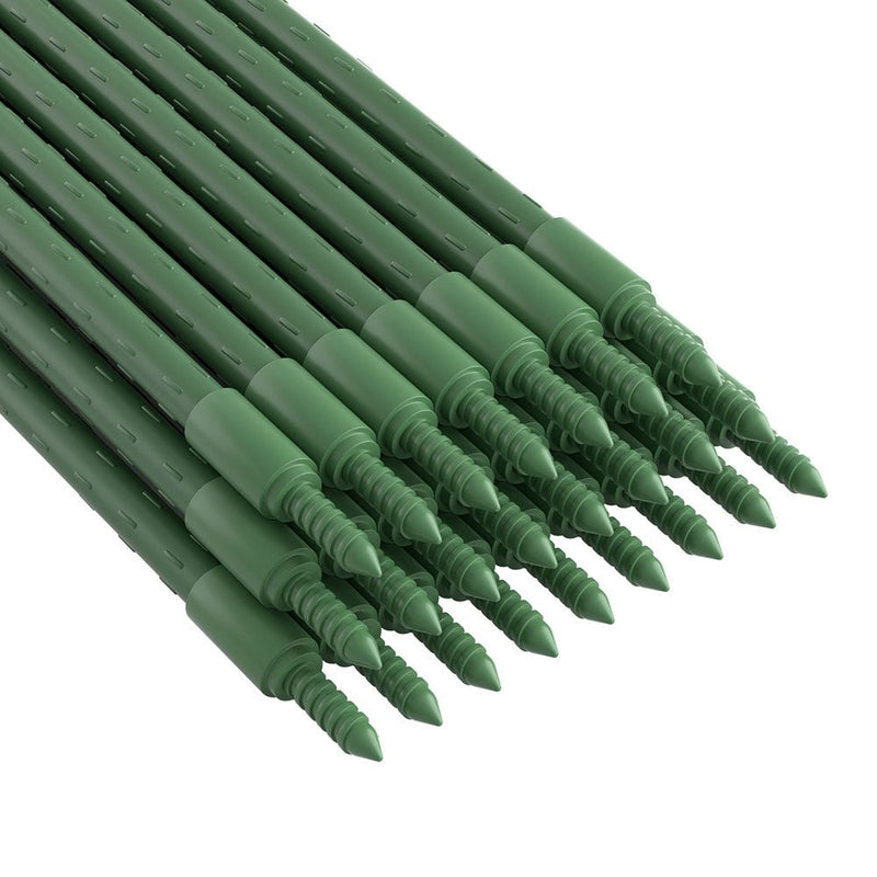 Green Fingers Garden Stakes Metal Plant Support 24pcs 92x1.1CM - Home & Garden > Garden Tools - Rivercity House & Home Co. (ABN 18 642 972 209) - Affordable Modern Furniture Australia