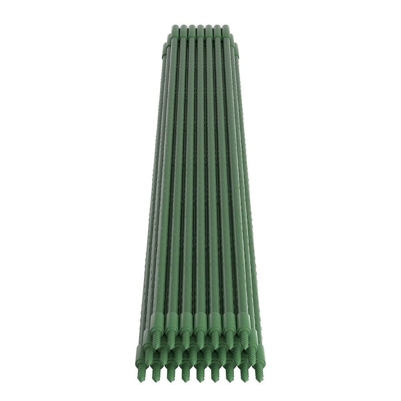 Green Fingers Garden Stakes Metal Plant Support 24pcs 92x1.1CM - Home & Garden > Garden Tools - Rivercity House & Home Co. (ABN 18 642 972 209) - Affordable Modern Furniture Australia