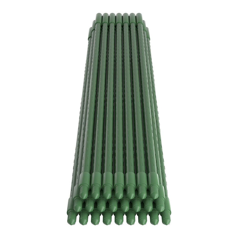 Green Fingers Garden Stakes Metal Plant Support 24pcs 92x1.6CM - Home & Garden > Garden Tools - Rivercity House & Home Co. (ABN 18 642 972 209) - Affordable Modern Furniture Australia