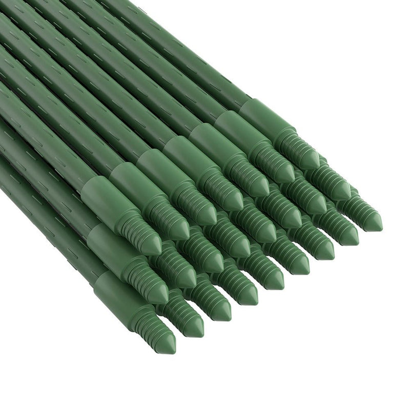 Green Fingers Garden Stakes Metal Plant Support 24pcs 92x1.6CM - Home & Garden > Garden Tools - Rivercity House & Home Co. (ABN 18 642 972 209) - Affordable Modern Furniture Australia