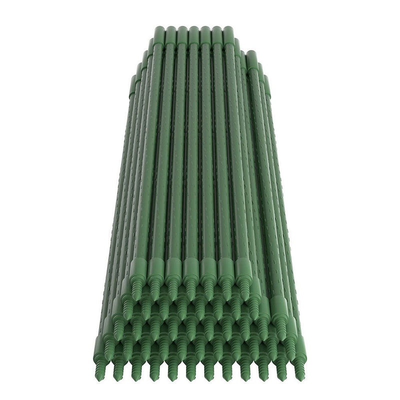 Green Fingers Garden Stakes Metal Plant Support 48pcs 60x1.1CM - Home & Garden > Garden Tools - Rivercity House & Home Co. (ABN 18 642 972 209) - Affordable Modern Furniture Australia