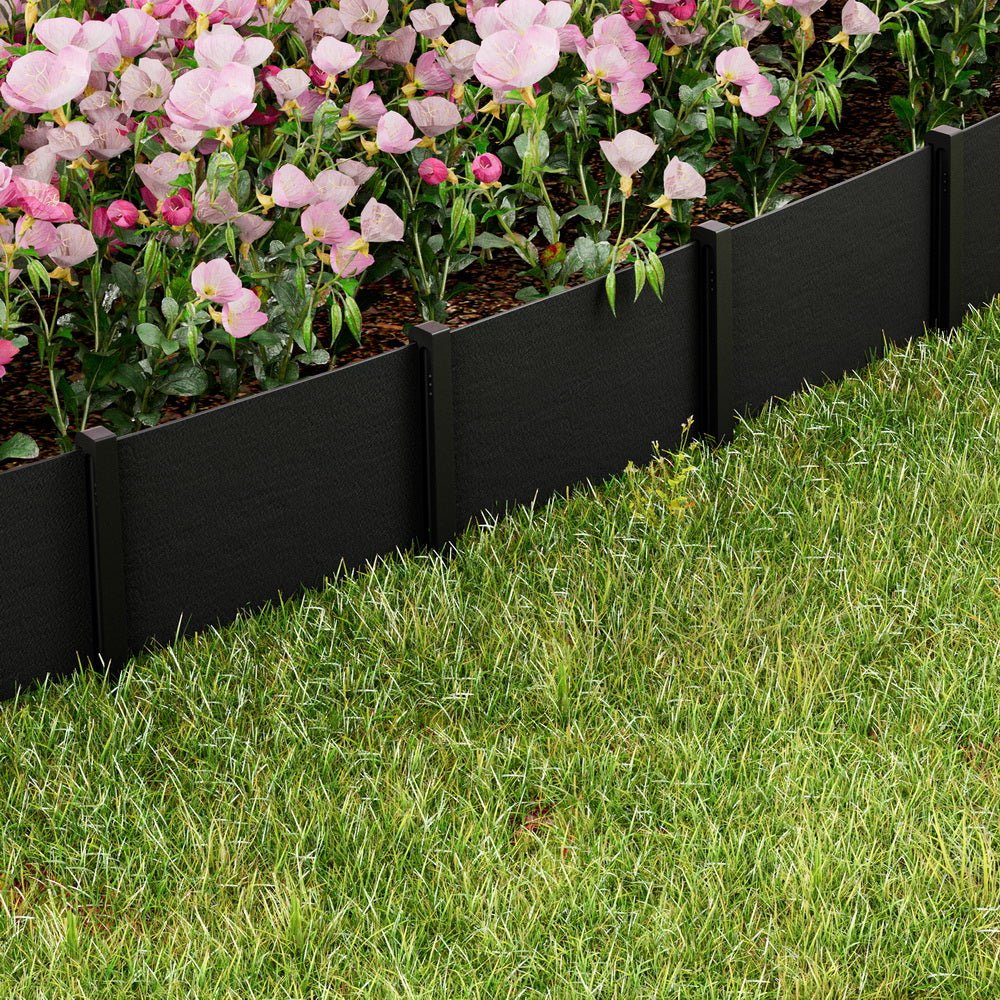 Greenfingers Garden Edging 15CM x 10M Border Support Landscape Edge Black - Home & Garden > Home & Garden Others - Rivercity House & Home Co. (ABN 18 642 972 209) - Affordable Modern Furniture Australia