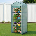 Greenhouse 4 Tiers Mini Green House Garden Bed 1.6x0.7x0.5M