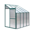 Greenhouse Aluminium Green House Garden Polycarbonate 2.52x1.27M