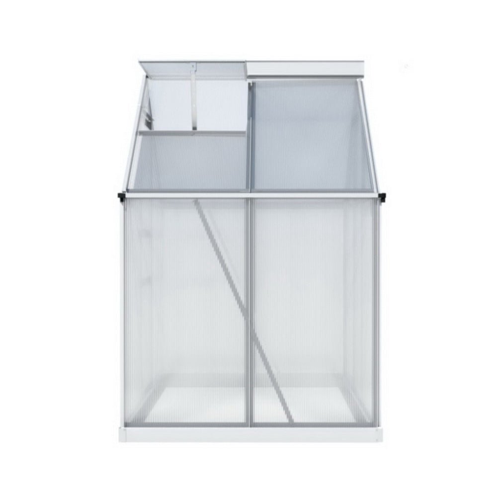 Greenhouse Aluminium Polycarbonate Premium Garden Storage Shed 1.3Mx1.9Mx2.0M - Home & Garden > Greenhouses > Greenhouses & Accessories - Rivercity House & Home Co. (ABN 18 642 972 209) - Affordable Modern Furniture Australia