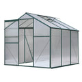 Greenhouse Aluminum Green House Garden Shed Polycarbonate 1.9x1.9M
