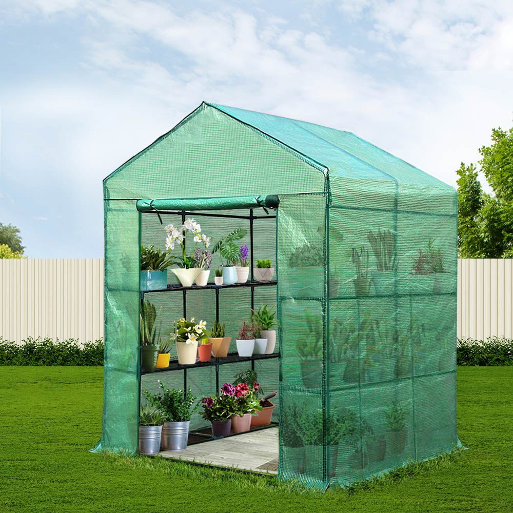 Greenhouse Green House Tunnel 2MX1.55M Garden Shed Storage Plant - Home & Garden > Green Houses - Rivercity House & Home Co. (ABN 18 642 972 209) - Affordable Modern Furniture Australia