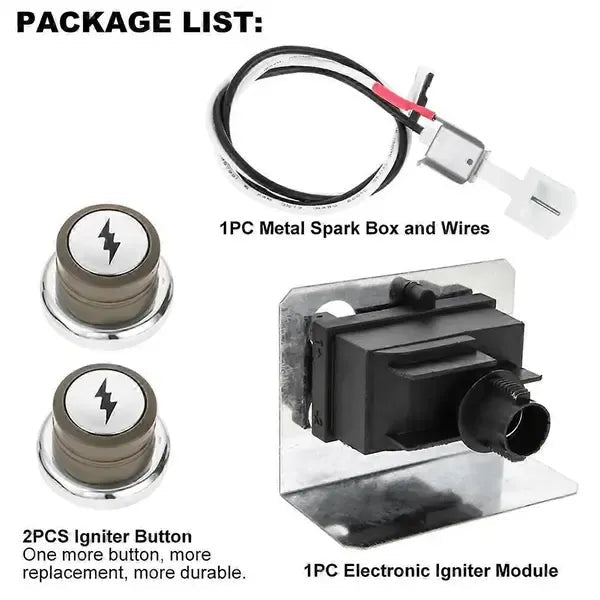 Grill Igniter Kit for Selected 2008-2010 300 Series Gas Grills with Right-Side Control Knobs - Home & Garden > BBQ > BBQs & Accessories - Rivercity House & Home Co. (ABN 18 642 972 209) - Affordable Modern Furniture Australia