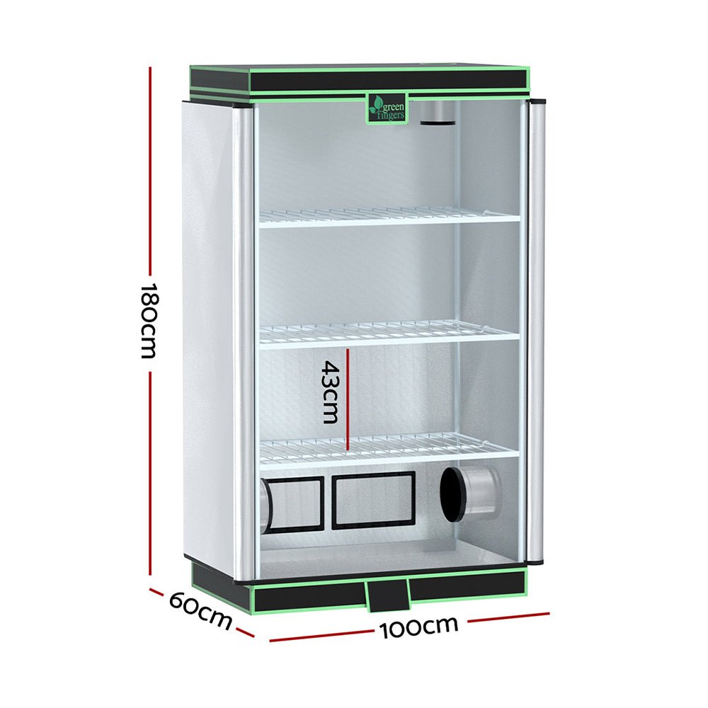 Grow Tent 100x60x180cm 4 Tiers Kits Hydroponics Indoor Grow System - Home & Garden > Greenhouses > Greenhouses & Accessories - Rivercity House & Home Co. (ABN 18 642 972 209) - Affordable Modern Furniture Australia