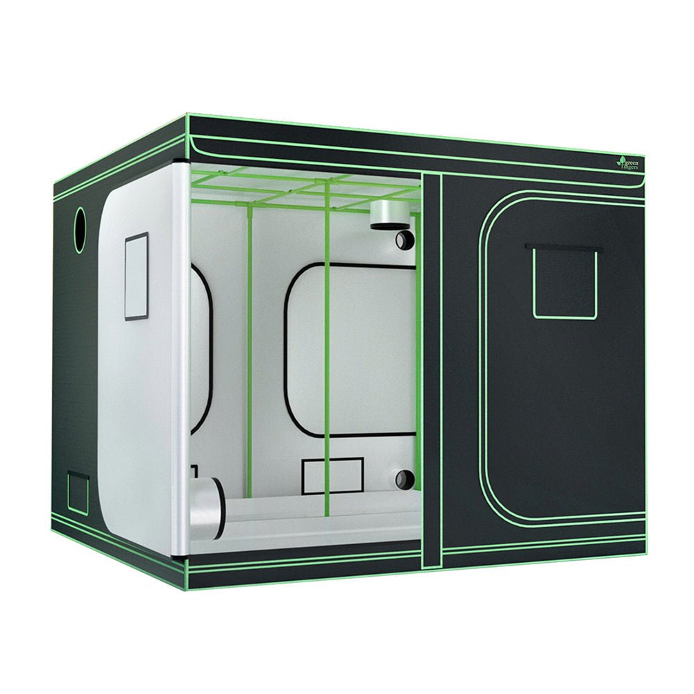 Grow Tent Kits 240x240x200cm Hydroponics Indoor Grow System Black - Home & Garden > Greenhouses > Greenhouses & Accessories - Rivercity House & Home Co. (ABN 18 642 972 209) - Affordable Modern Furniture Australia