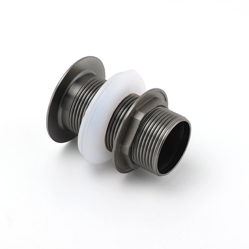 Gun Metal Brass 32mm Push Pop Up Plug Non - Overflow Basin Sink Drain Outlet Waste - Furniture > Bathroom > Shower Heads & Screens - Rivercity House & Home Co. (ABN 18 642 972 209) - Affordable Modern Furniture Australia