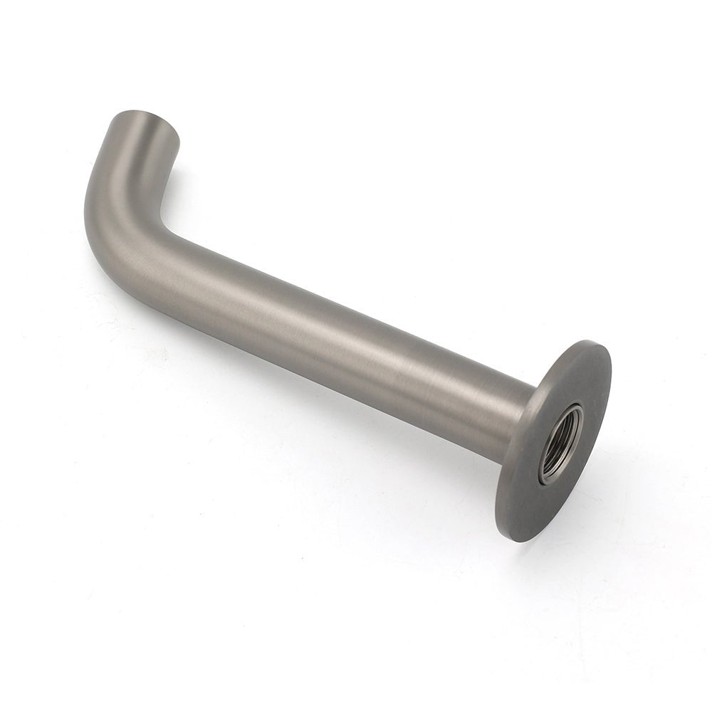 Gun Metal Grey Round Bathtub Spout Basin Curve Faucet Bubble Wall Mounted Outlet - Furniture > Bathroom > Shower Heads & Screens - Rivercity House & Home Co. (ABN 18 642 972 209) - Affordable Modern Furniture Australia