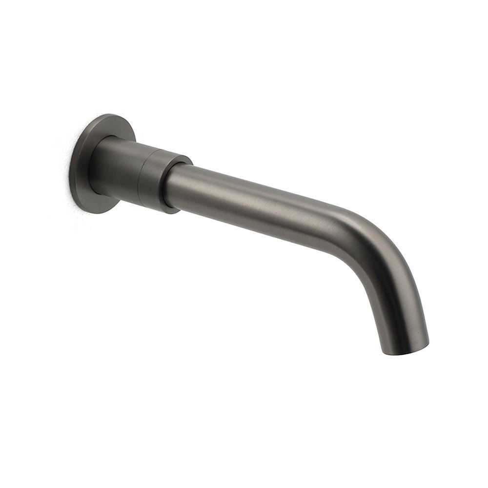 Gun Metal Grey Round Bathtub Spout Basin Curve Faucet Bubble Water Outlet 304SUS - Furniture > Bathroom > Shower Heads & Screens - Rivercity House & Home Co. (ABN 18 642 972 209) - Affordable Modern Furniture Australia