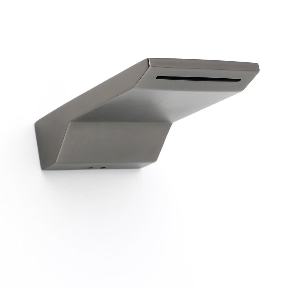 Gun Metal Grey Square Stainless Steel Bathtub Flat Spout Waterfall Filler Outlet - Furniture > Bathroom > Shower Heads & Screens - Rivercity House & Home Co. (ABN 18 642 972 209) - Affordable Modern Furniture Australia