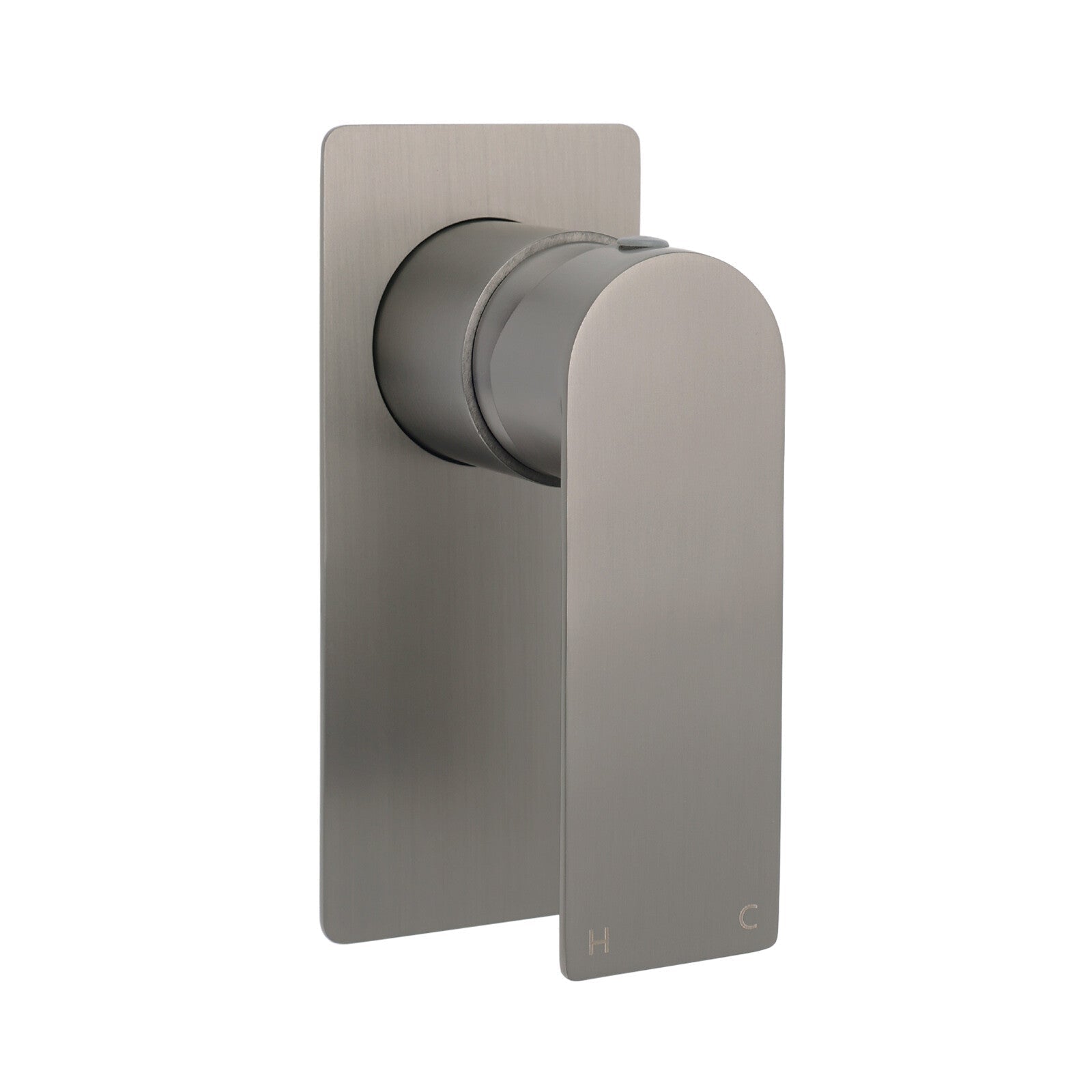 Gun Metal Rectangle Wall Shower Mixer Hot Cold Tap Set Ceramic Cartridge Valve - Furniture > Bathroom > Shower Heads & Screens - Rivercity House & Home Co. (ABN 18 642 972 209) - Affordable Modern Furniture Australia