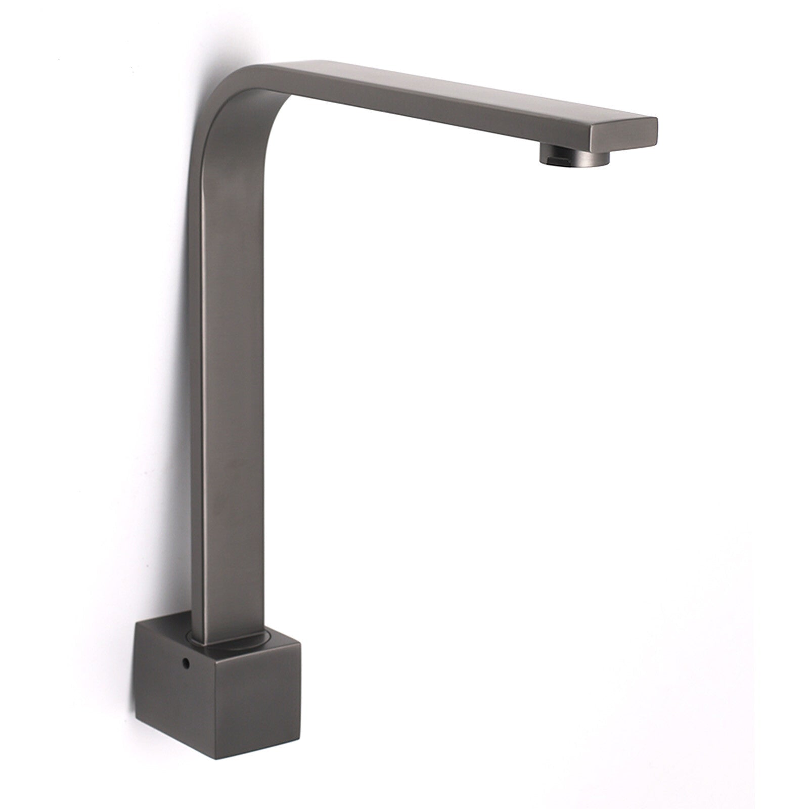 Gun Metal Square Bathroom Swivel Spout Gooseneck Arm Bathtub Filler Tap Outlet - Furniture > Bathroom > Shower Heads & Screens - Rivercity House & Home Co. (ABN 18 642 972 209) - Affordable Modern Furniture Australia
