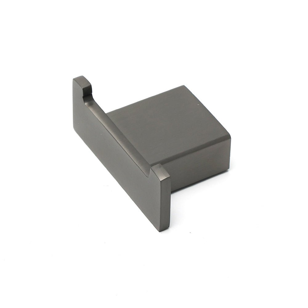 Gun Metal Square Robe Hook Clothes Towel Rack Holder Wall Mounted Double Hanger - Home & Garden > Bathroom Accessories > Shower Accessories - Rivercity House & Home Co. (ABN 18 642 972 209) - Affordable Modern Furniture Australia