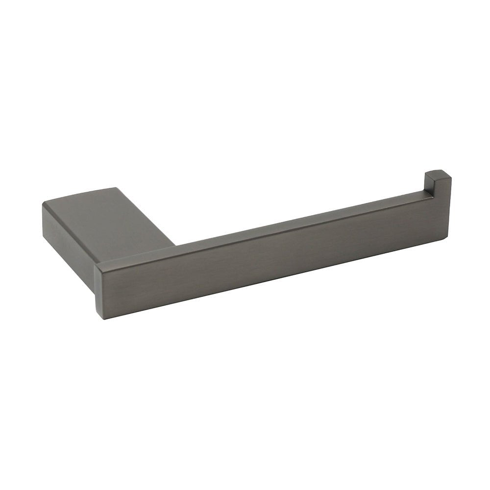 Gun Metal Square Toilet Paper Roll Tissue Roll Holder Hook Rack Wall Mounted Set - Home & Garden > Bathroom Accessories > Shower Accessories - Rivercity House & Home Co. (ABN 18 642 972 209) - Affordable Modern Furniture Australia