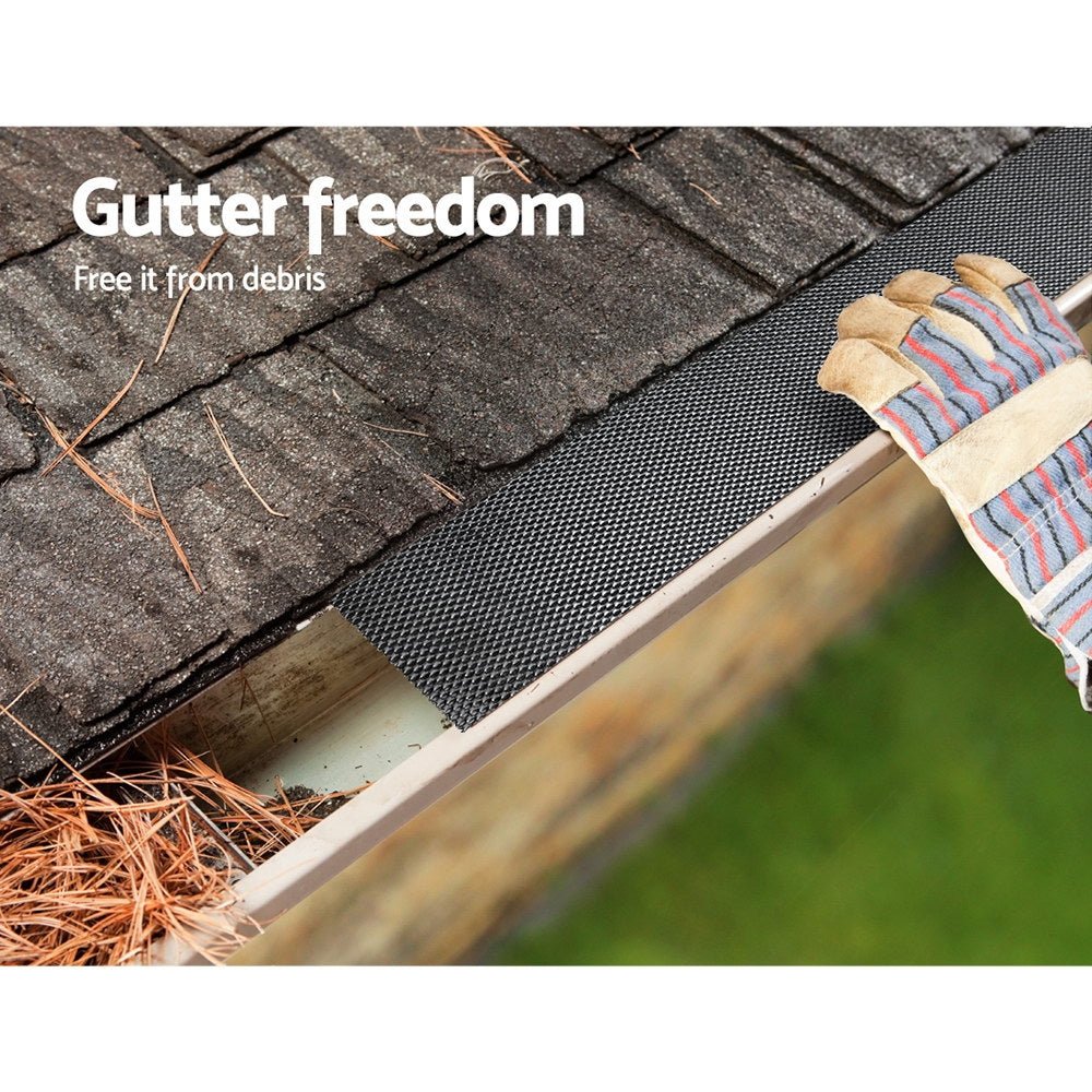 Gutter Guard Aluminium Mesh 30M 100x20cm Black - Home & Garden > DIY > Building Materials - Rivercity House & Home Co. (ABN 18 642 972 209) - Affordable Modern Furniture Australia
