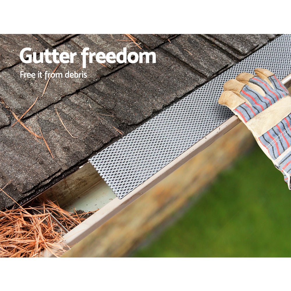 Gutter Guard Aluminium Mesh 60M 100x20cm Silver - Home & Garden > DIY > Building Materials - Rivercity House & Home Co. (ABN 18 642 972 209) - Affordable Modern Furniture Australia