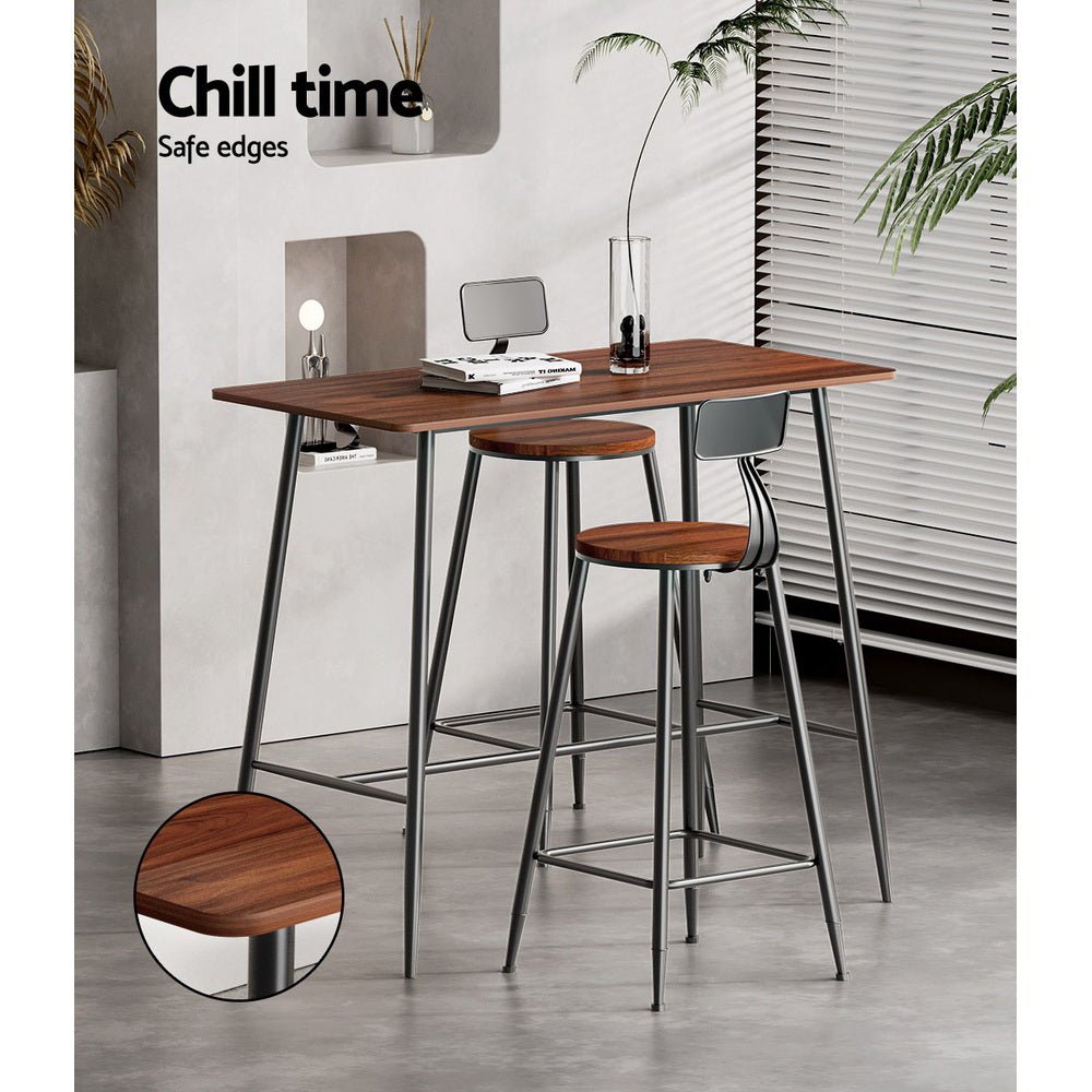 Halle Bar Table 120CM Rectangular - Furniture > Dining > Dining Tables - Rivercity House & Home Co. (ABN 18 642 972 209) - Affordable Modern Furniture Australia