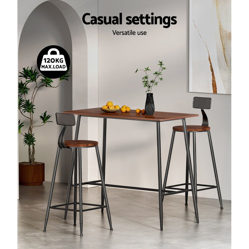 Halle Bar Table 120CM Rectangular - Furniture > Dining > Dining Tables - Rivercity House & Home Co. (ABN 18 642 972 209) - Affordable Modern Furniture Australia