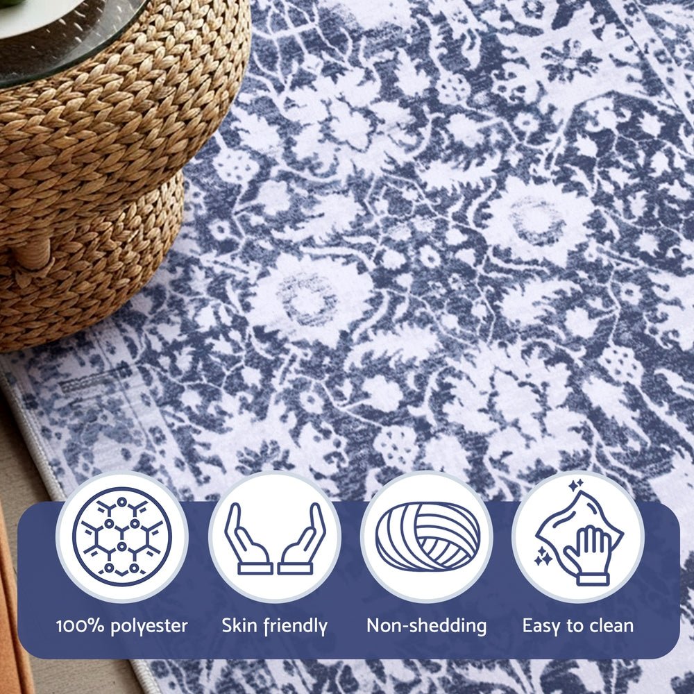 Hallway Runner Rug 80x180cm Soft Velvet Washable Modern Kitchen Mat - Home & Garden > Rugs > Floor Rugs - Rivercity House & Home Co. (ABN 18 642 972 209) - Affordable Modern Furniture Australia