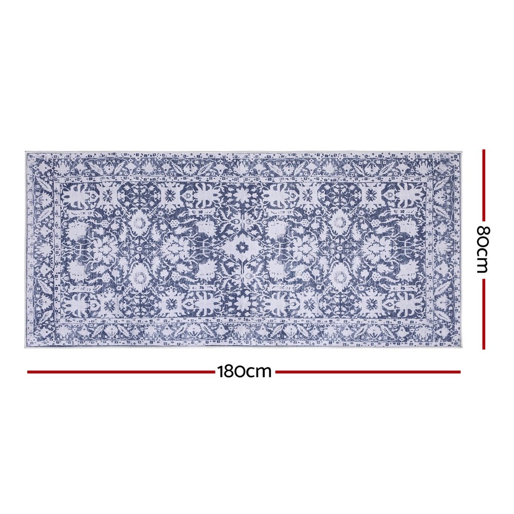 Hallway Runner Rug 80x180cm Soft Velvet Washable Modern Kitchen Mat - Home & Garden > Rugs > Floor Rugs - Rivercity House & Home Co. (ABN 18 642 972 209) - Affordable Modern Furniture Australia