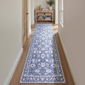 Hallway Runner Rug 80x300cm Soft Velvet Washable Kitchen Mat - Modern