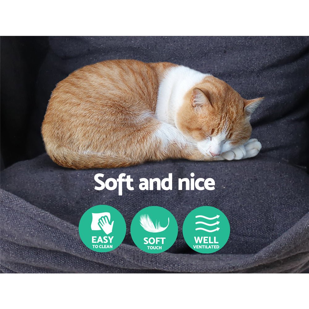 Hammock Chair Outdoor Camping Hanging Hammocks Cushion Pillow Grey - Home & Garden > Hammocks > Hammocks & Accessories - Rivercity House & Home Co. (ABN 18 642 972 209) - Affordable Modern Furniture Australia