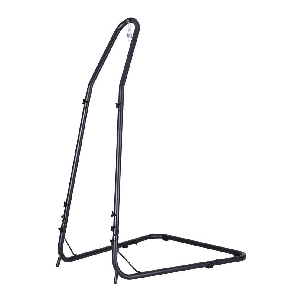 Hammock Chair Stand Heavy Duty Steel Frame Black - Furniture > Bar Stools & Chairs > Table & Bar Stools - Rivercity House & Home Co. (ABN 18 642 972 209) - Affordable Modern Furniture Australia