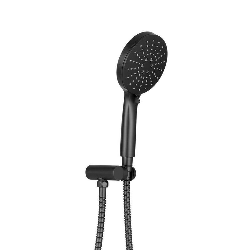 Handheld Shower Head Holder 4.7'' High Pressure Black - Home & Garden > Bathroom Accessories - Rivercity House & Home Co. (ABN 18 642 972 209) - Affordable Modern Furniture Australia