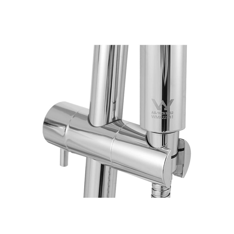 Handheld Shower Head Wall Holder 4.7'' High Pressure Adjustable 3 Modes Chrome - Home & Garden > Bathroom Accessories - Rivercity House & Home Co. (ABN 18 642 972 209) - Affordable Modern Furniture Australia