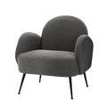 Hanes Sherpa Lounge Armchair - Charcoal