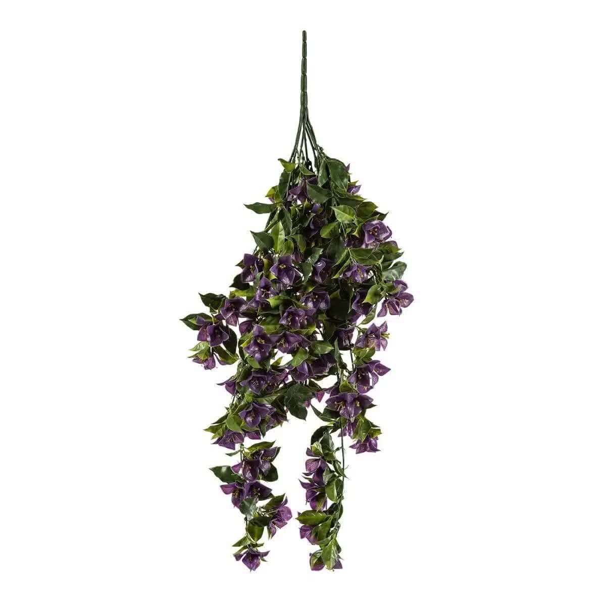 Hanging Artificial Bougainvillea Plant 90cm UV Resistant - Purple - Home & Garden > Artificial Plants > Artificial Hanging Plants - Rivercity House & Home Co. (ABN 18 642 972 209) - Affordable Modern Furniture Australia